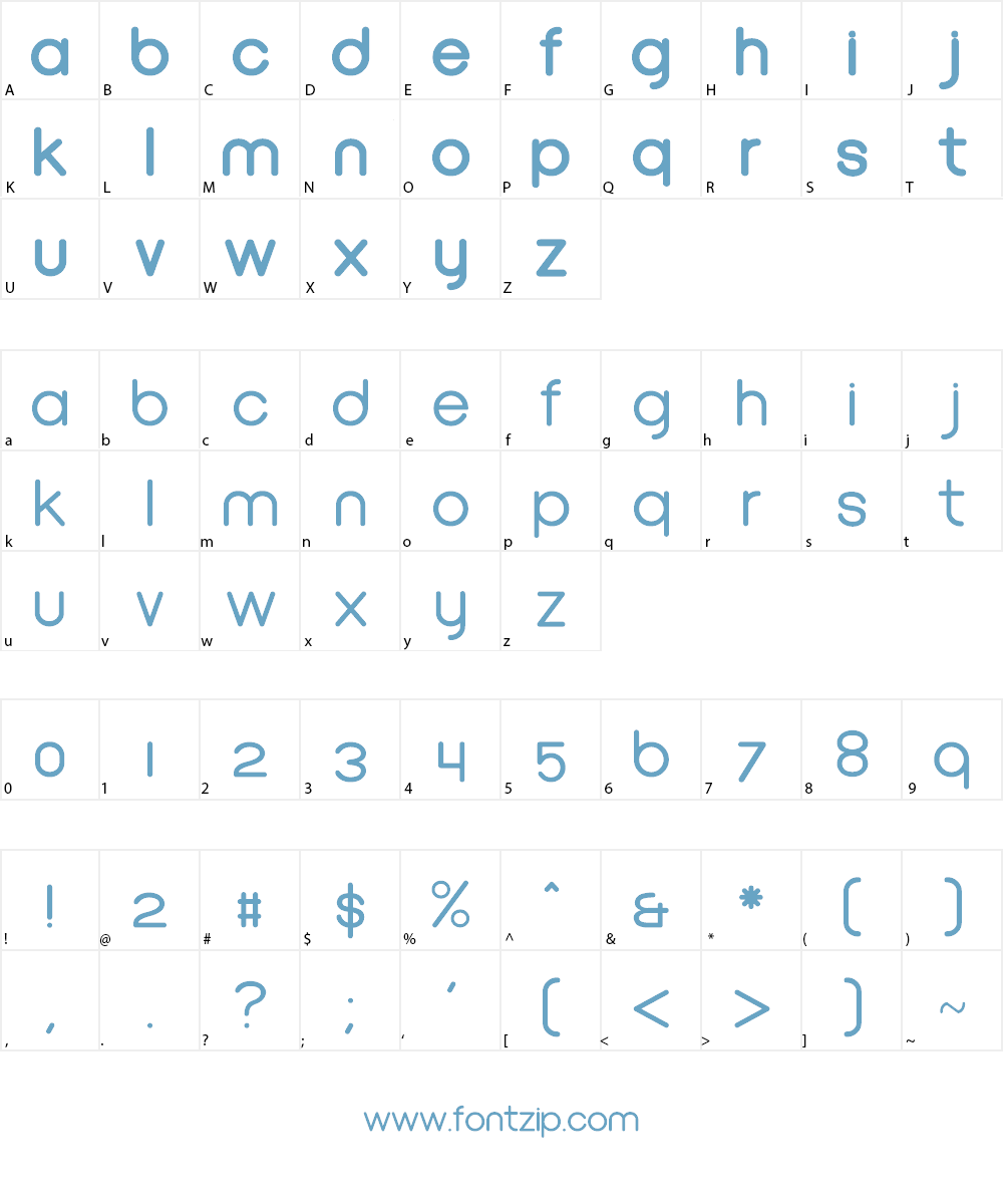 EOne Font Character